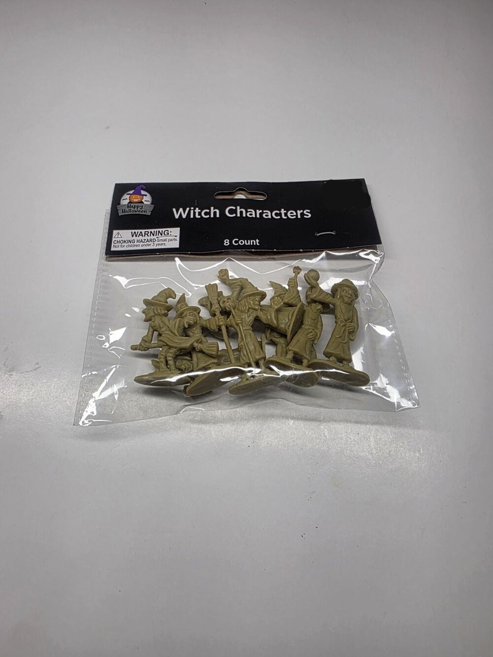 8‑Count Witch Characters – Discontinued Halloween Decor – NEW